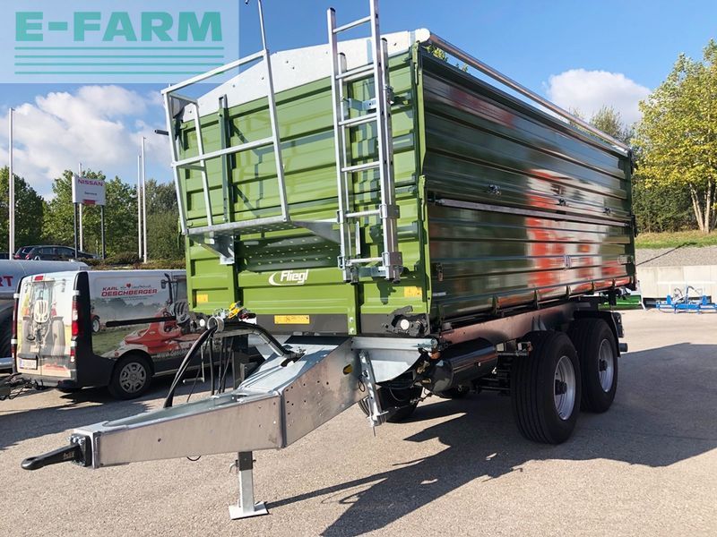 E-FARM: Fliegl tdk 200 fox tandemkipper - Rimorchio - id 9XBENF3 - Austria