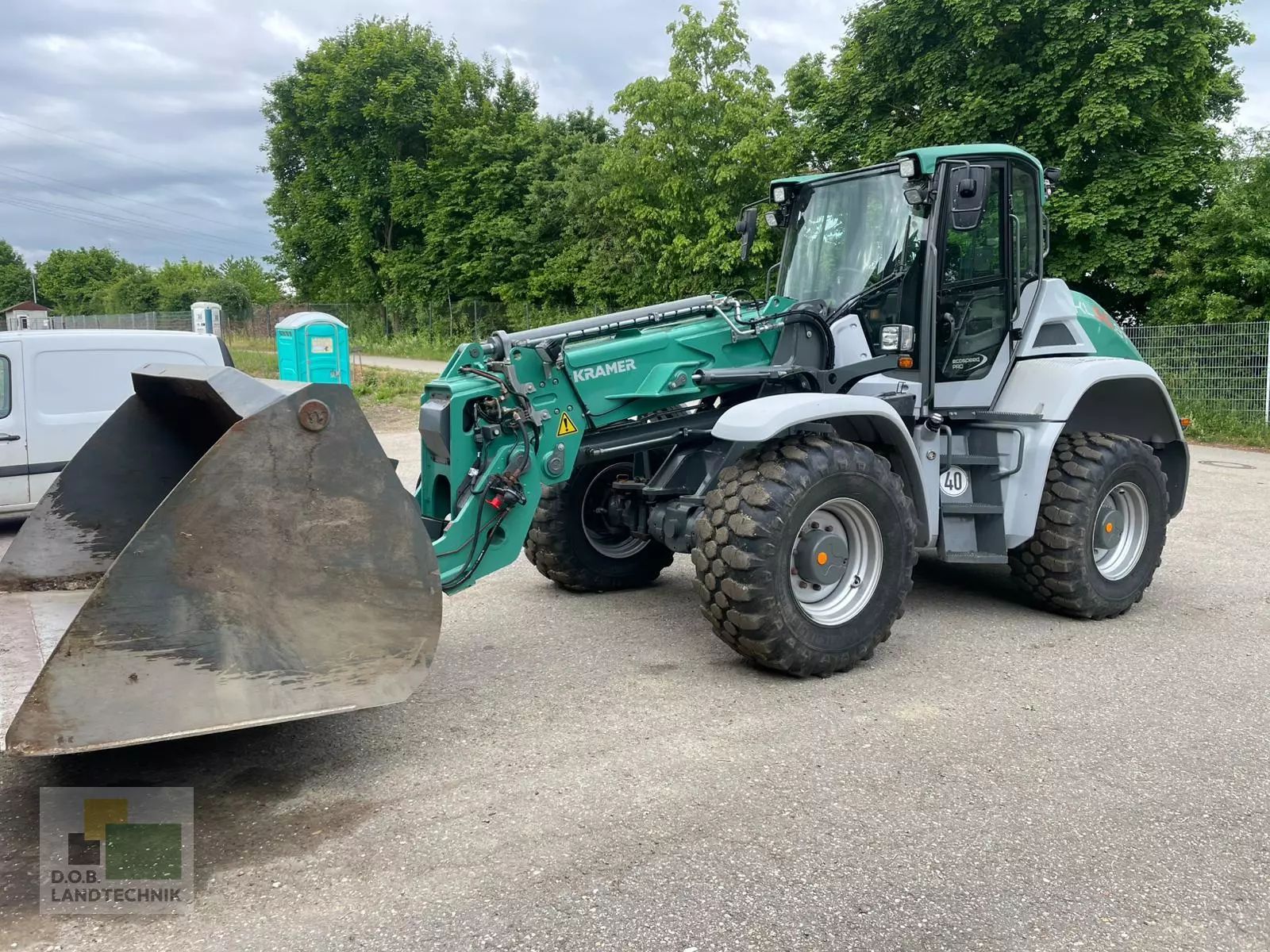 E-FARM: KRAMER KL55.8T - Chargeur télescopique  - id PASHATN - Année: 2023 - Lecture du nombre d'heure: 600,Puissance du moteur (chevaux): 156,Allemagne