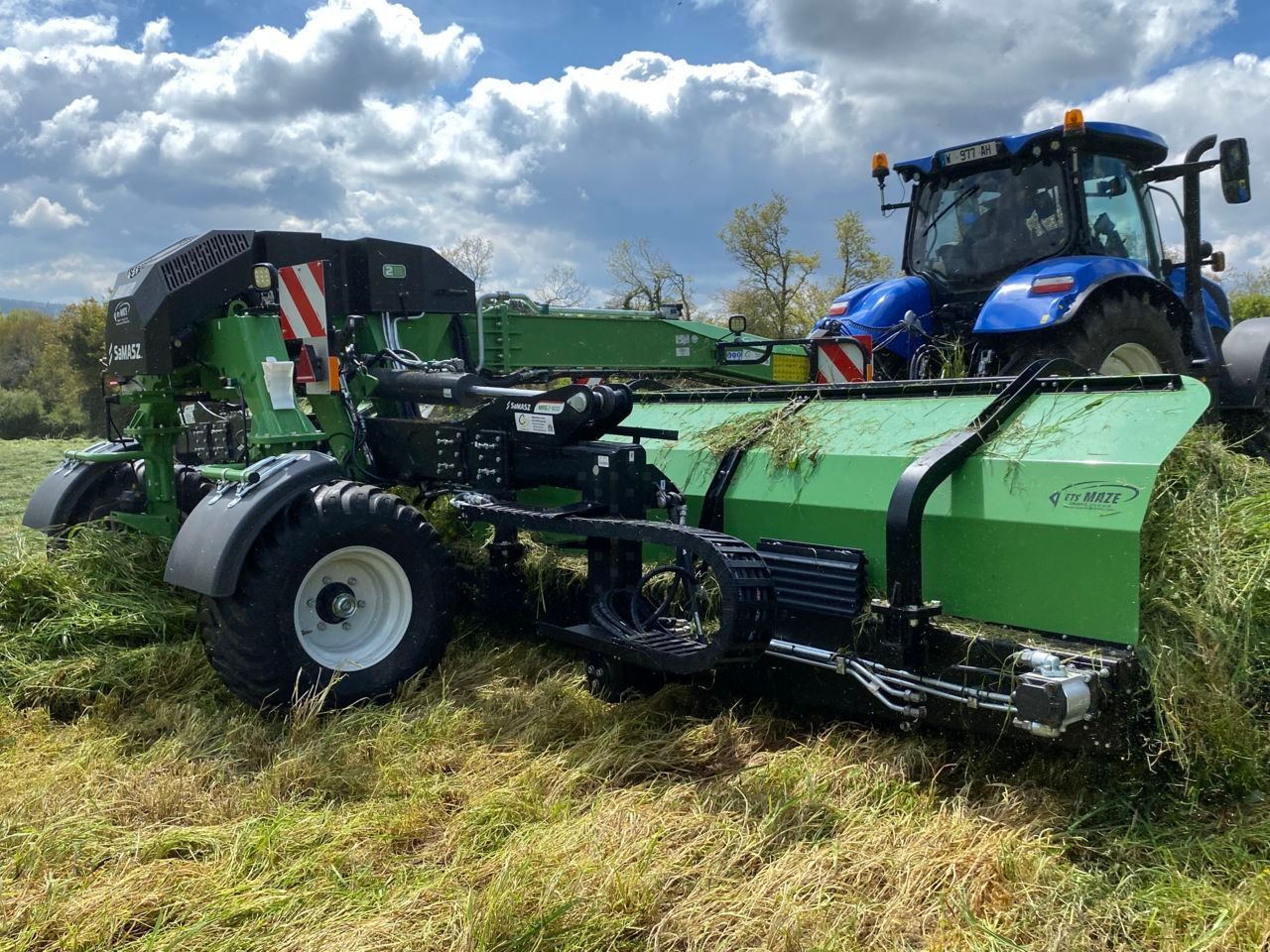 E-FARM: SaMASZ mrg 2-900 - démonstration - Tedder - id KS9BLAU - Year of construction: 2023 - France