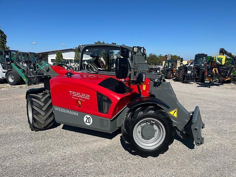 E-FARM: Weidemann t5522 - Chargeur télescopique  - id BLP56XM - 56 134 € - Année: 2023 - Lecture du nombre d'heure: 750,Puissance du moteur (chevaux): 61,Allemagne