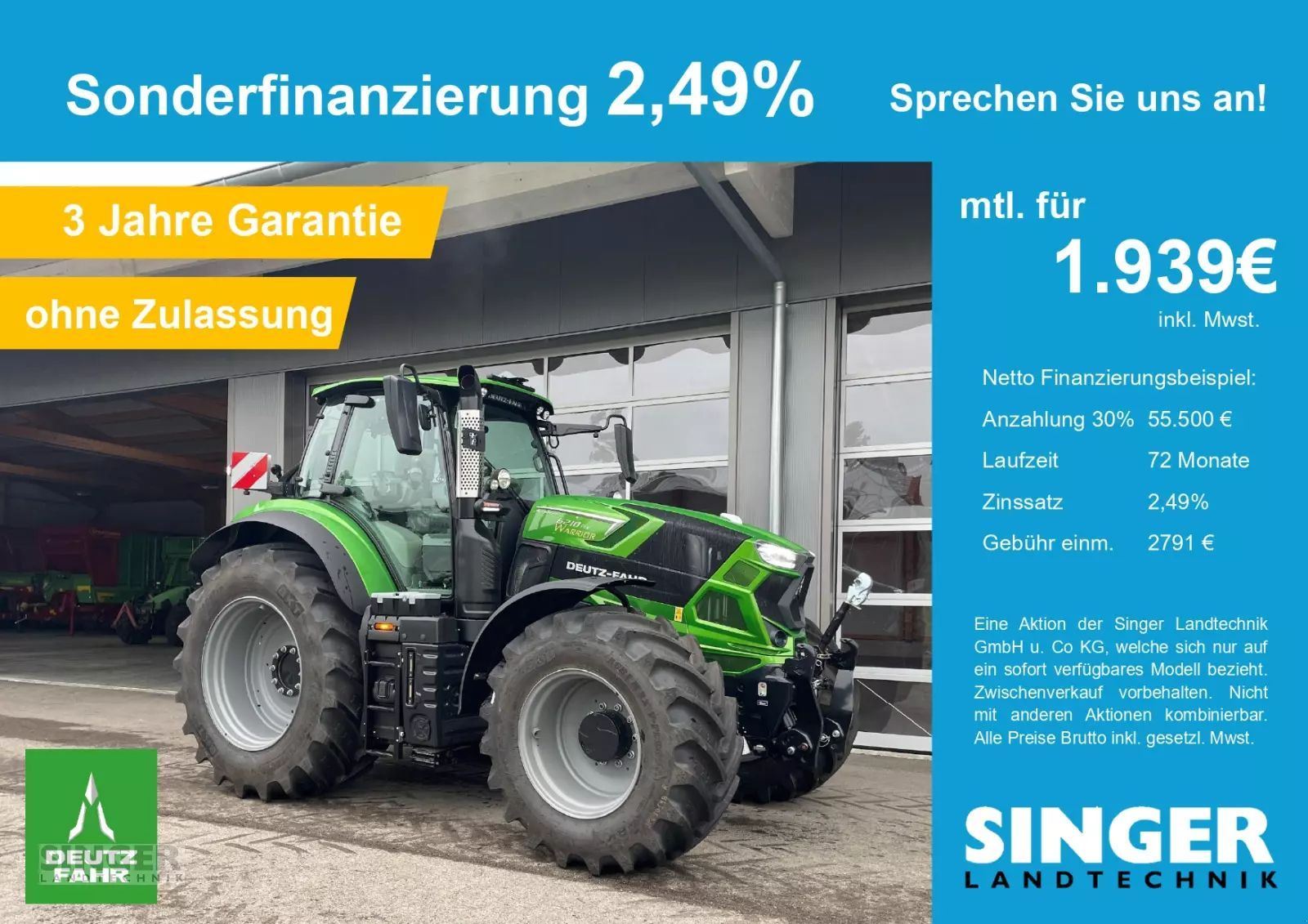 Deutz-Fahr AgroTron 6210 TTV Tractor 155.462 EUR