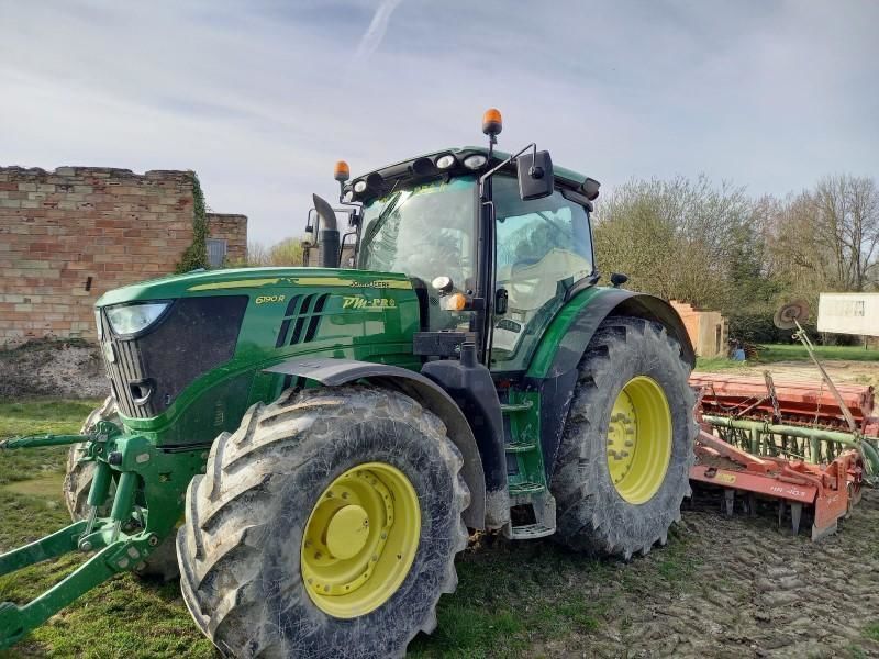 E-FARM: John Deere 6190 R - Tractor - id DNSKGGE - Año: 2013 - Horas: 4350,Potencia del motor: 190,Francia