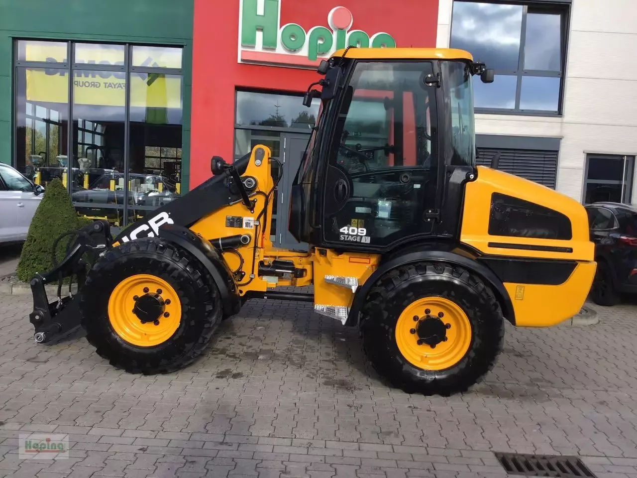 E-FARM: JCB 409 (40 km/h) - Radlader - id KADI7FZ - Baujahr: 2022 - Abgelesene Motorstunden: 170,Motorleistung (PS): 74,Deutschland