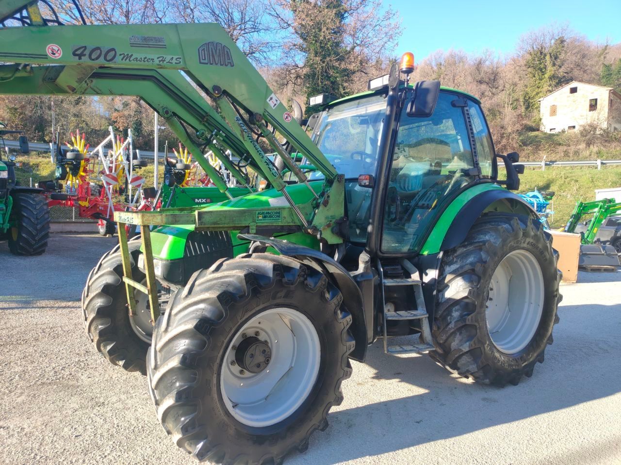 E-FARM: Deutz-Fahr Agrotron 130 - Traktor - id N3A8XRC - 34.900 € - Baujahr: 1999 - Abgelesene Motorstunden: 7.214,Motorleistung (PS): 135,Italien