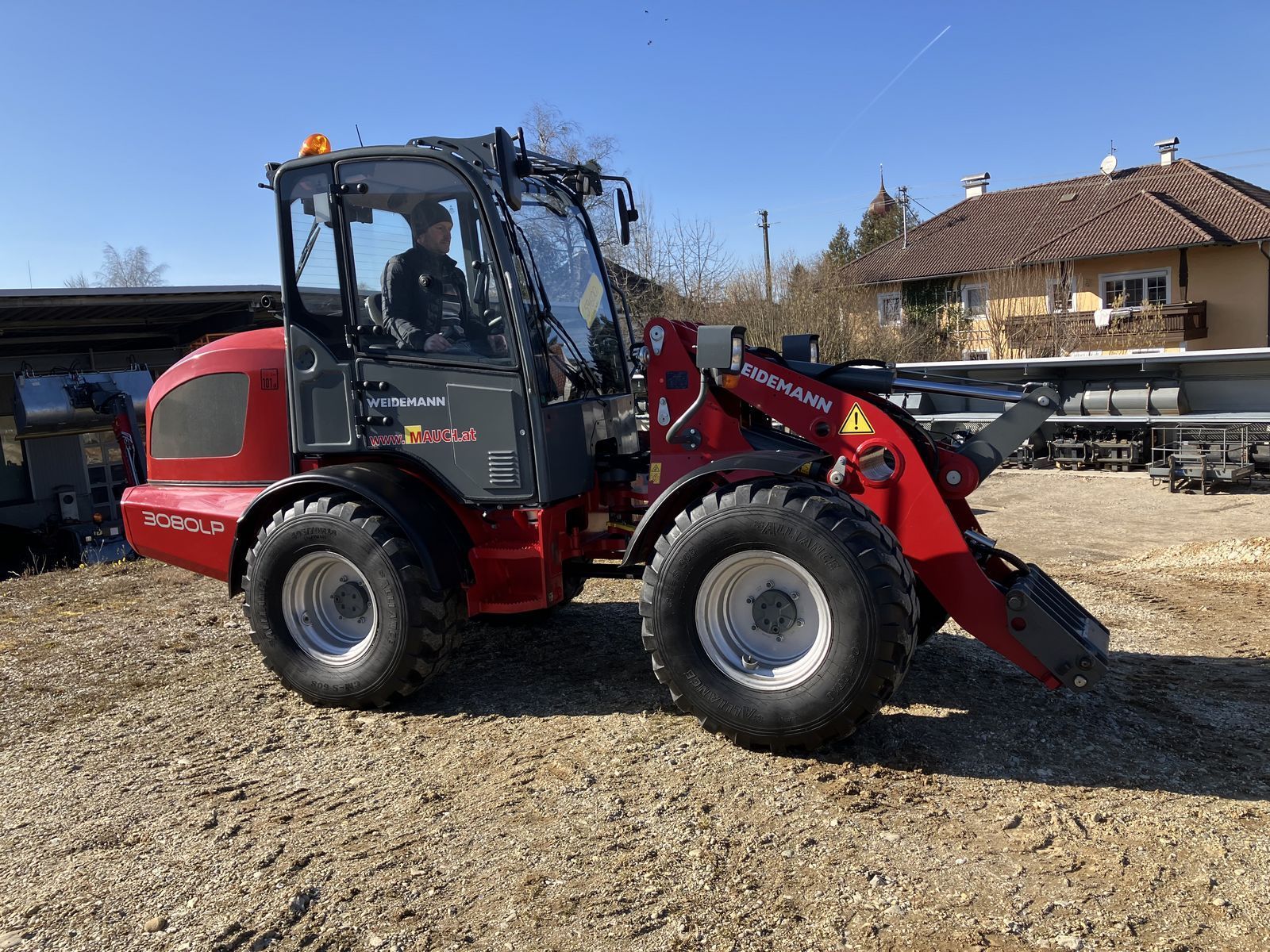 E-FARM: Weidemann 3080 lp radlader mietrückläufer - Wheel loader - id ZTMRUT5 - €49,667 - Year of construction: 2021 - Engine hours: 640,Engine power (HP): 61,Austria