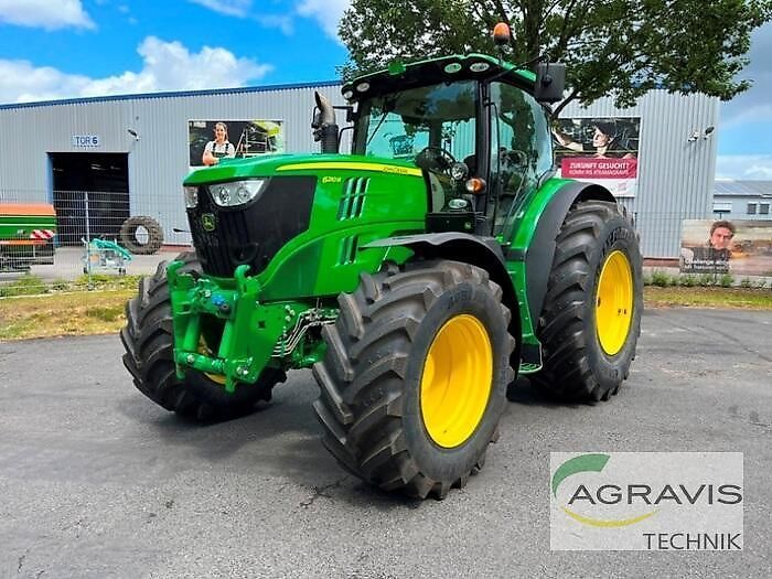 E-FARM: John Deere 6210 R - Tractor - id ZDJNAB6 - €56,900 - Year of construction: 2014 - Engine hours: 9,182,Engine power (HP): 241,Germany
