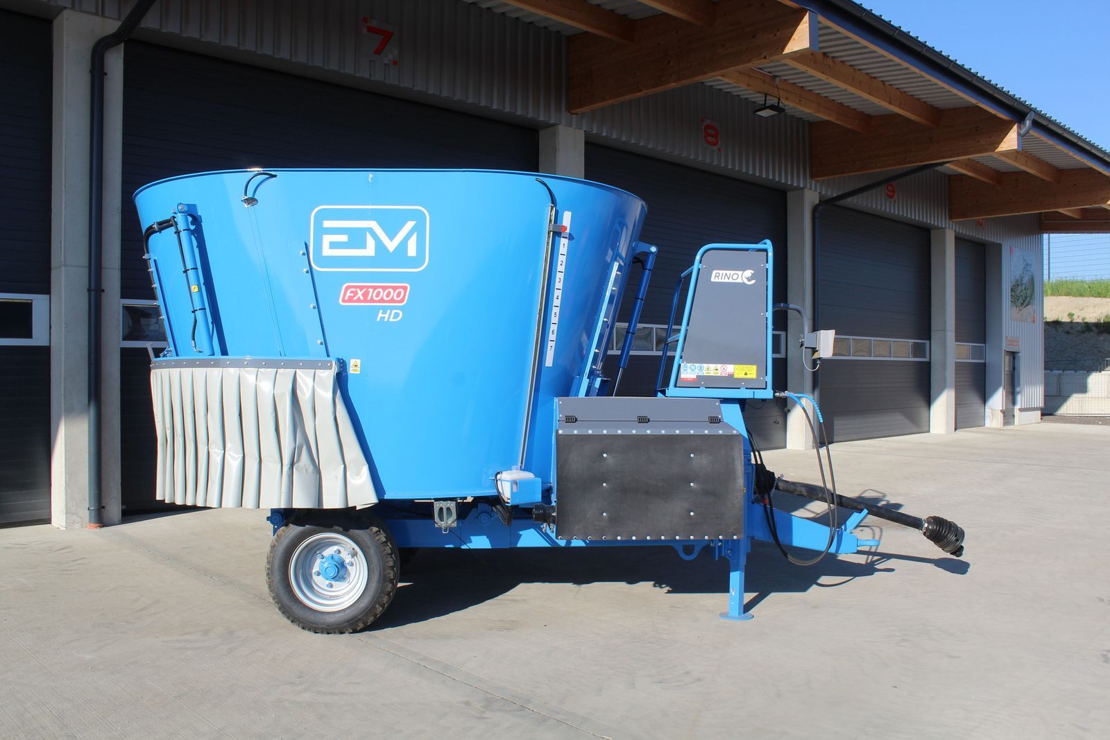 Euromilk futtermischer fx 1000 hd, 10m³ sonderpreis lager Futtermischwagen