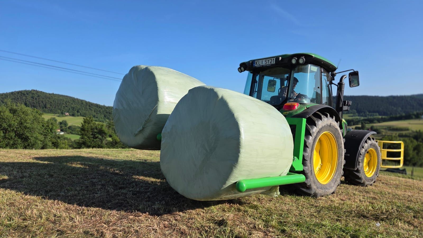 Stekro doppeltransportrahmen hydr. mit ballenträger Adjunto 1992 €