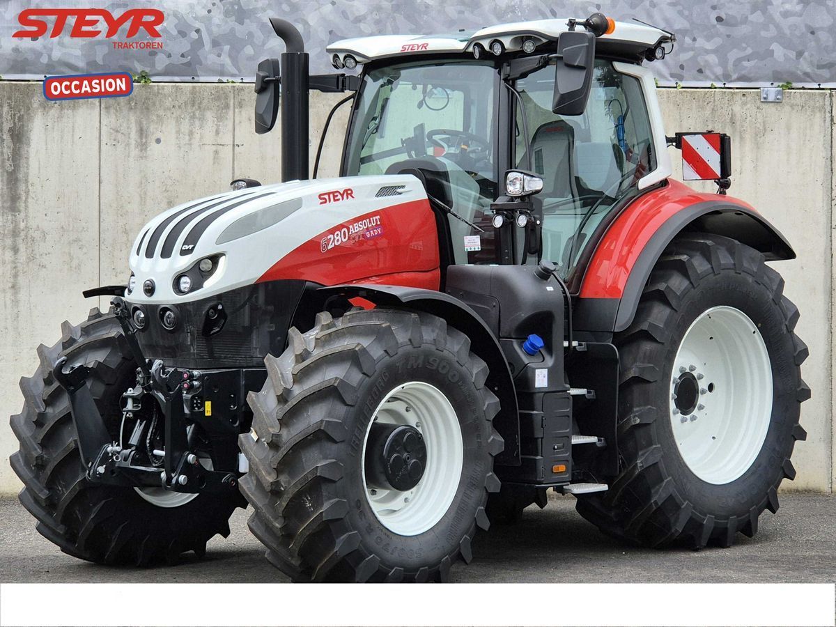 E-FARM: Steyr Absolut 6280 CVT - Traktor - id CFR7LVT - 197 417 € - Rok produkcji: 2024 - Motogodziny: 6,Moc silnika: 302,Austria