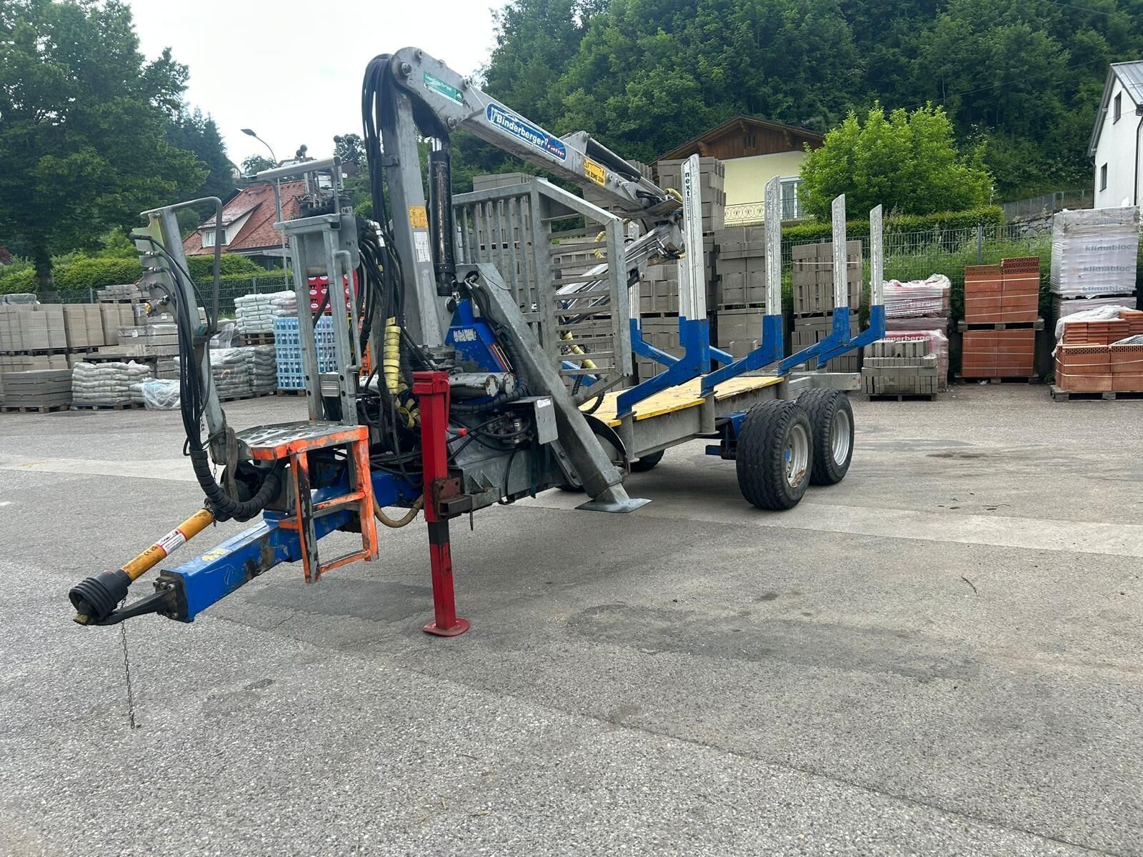 E-FARM: Binderberger rückewagen rw11 kran fk6300 - Forstanhänger - id JTWKXVN - 20.265 € - Baujahr: 2010 - Österreich