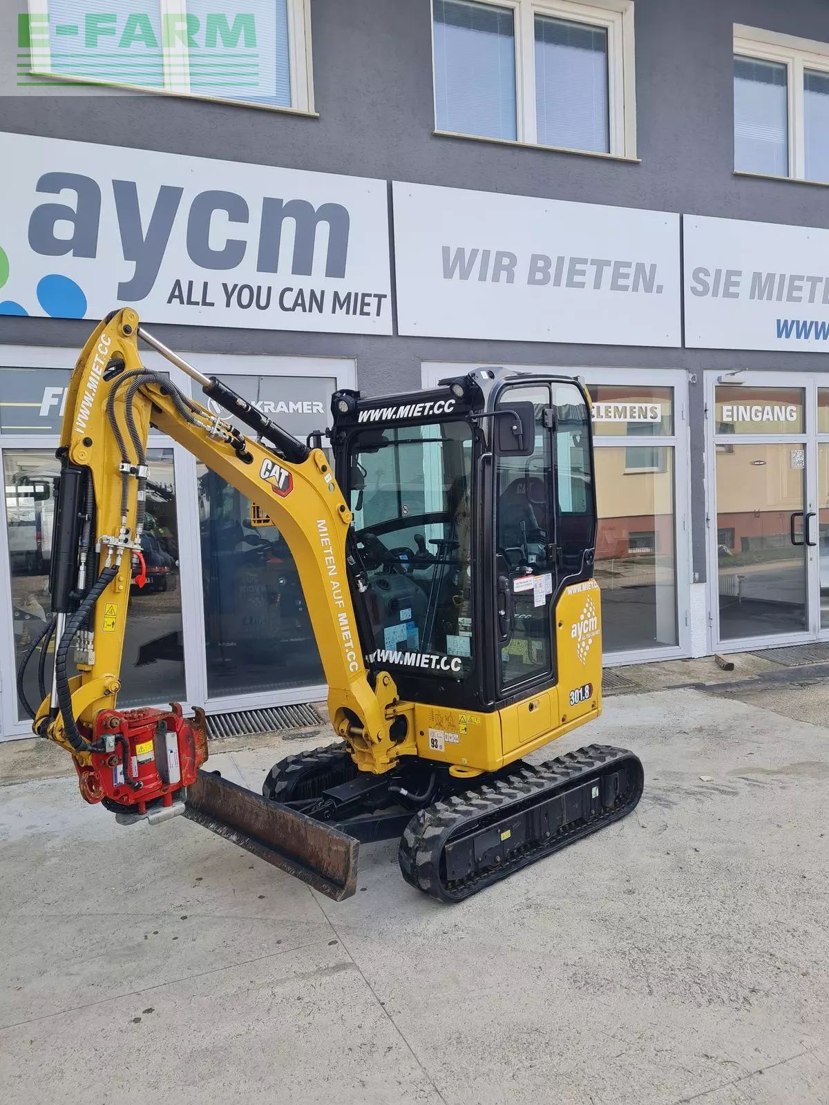 Bobcat caterpillar mimibagger 301.8-05a Mini bager 36.000 €