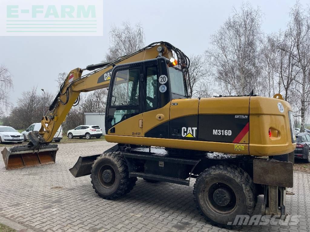 Caterpillar m 316 d mono Pelleteuse sur roue 44 178 €