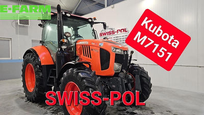 E-FARM: Kubota M7151 - Τρακτέρ - id W7GBL6W - 54.150 € - Χρονία: 2016 - Ισχύς κινητήρα: 150