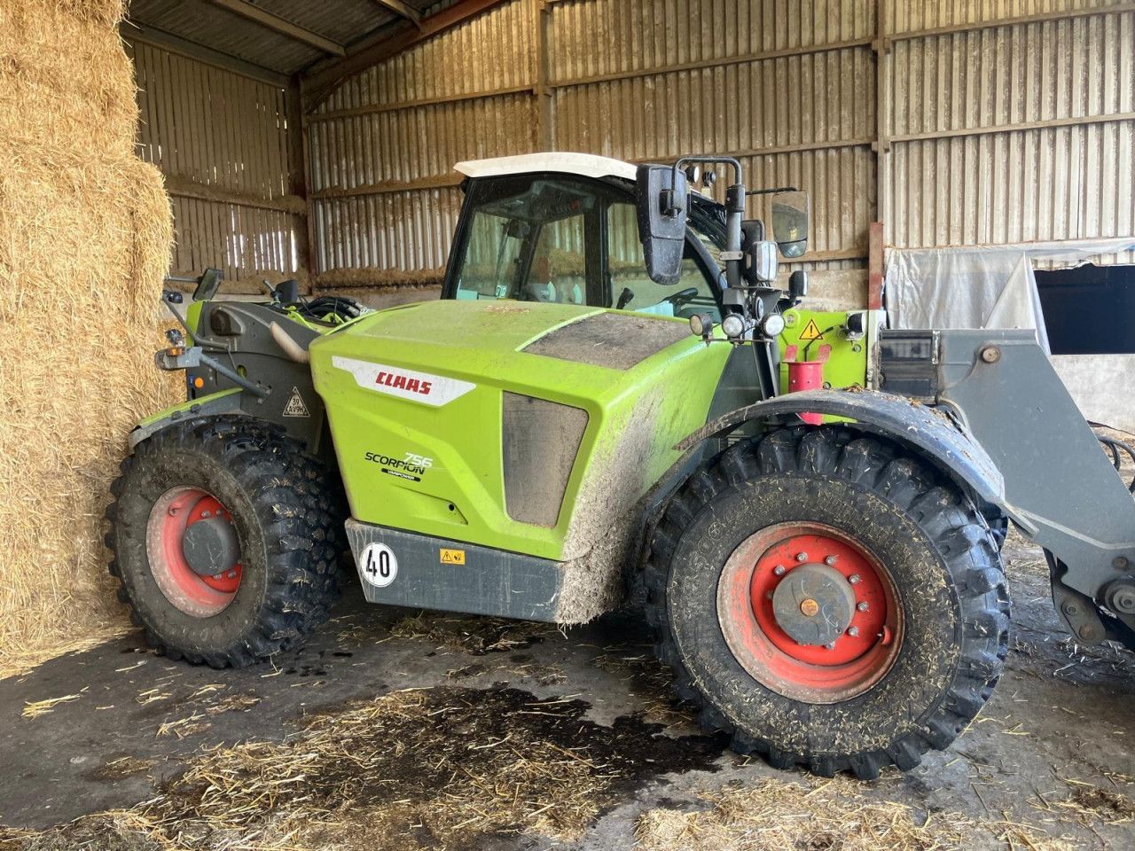 E-FARM: Claas SCORPION 756 - Teleszkópos rakodó - id KLPLFCA - 77 804 EUR - Gyártási év: 2020 - Üzemóra (motor): 4500,Egyesült Királyság