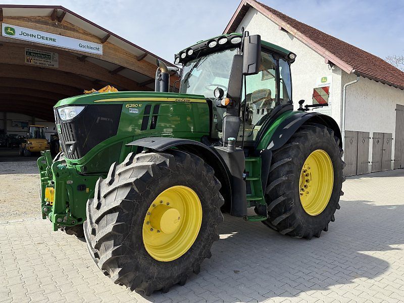 E-FARM: John Deere 6250 R - Traktor - id 1K2HNNE - 138.000 € - Produktionsår: 2020 - Motortimer: 3.334,Motoreffekt (HP): 300,Tyskland