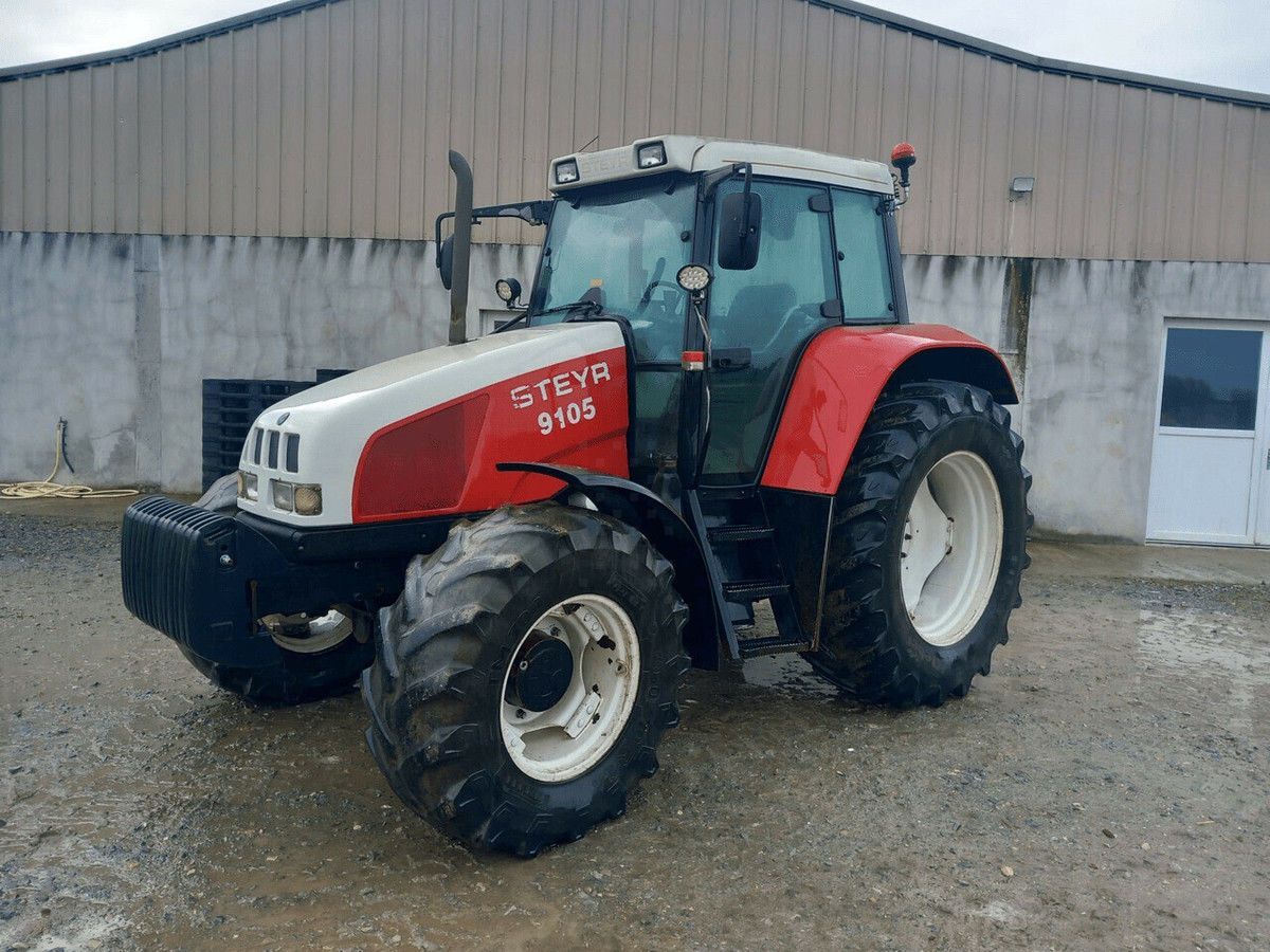 E-FARM: Steyr 9080M - Tracteur - id YHMREQW - 15 500 € - Année: 1996 - Lecture du nombre d'heure: 8 600,Puissance du moteur (chevaux): 80,France