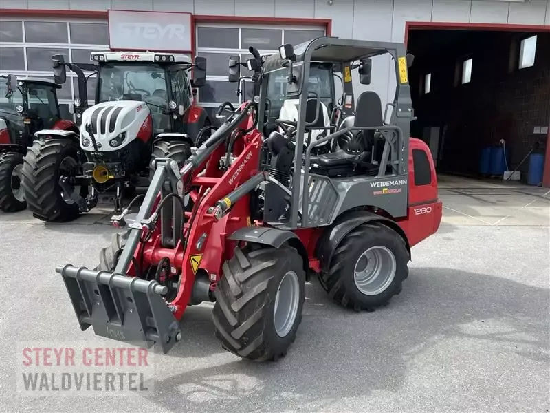 E-FARM: Weidemann 1280 - šarnyrinis krautuvas - id 7PDJLHA - 37 917 € - Gamybos metai: 2023 - Variklio darbo valandos: 10,Variklio galia (AG): 25,Austrija
