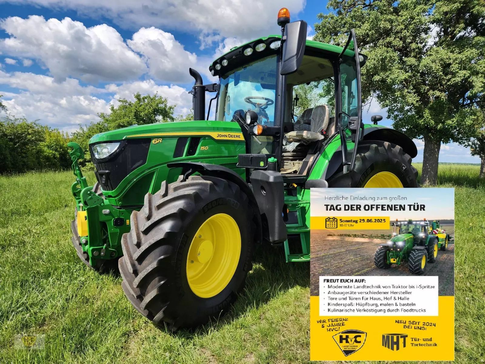 E-FARM: John Deere 6R 150 - Tractor - id E6GYTPP - €117,479 - Year of construction: 2023 - Engine hours: 673,Engine power (HP): 150,Germany
