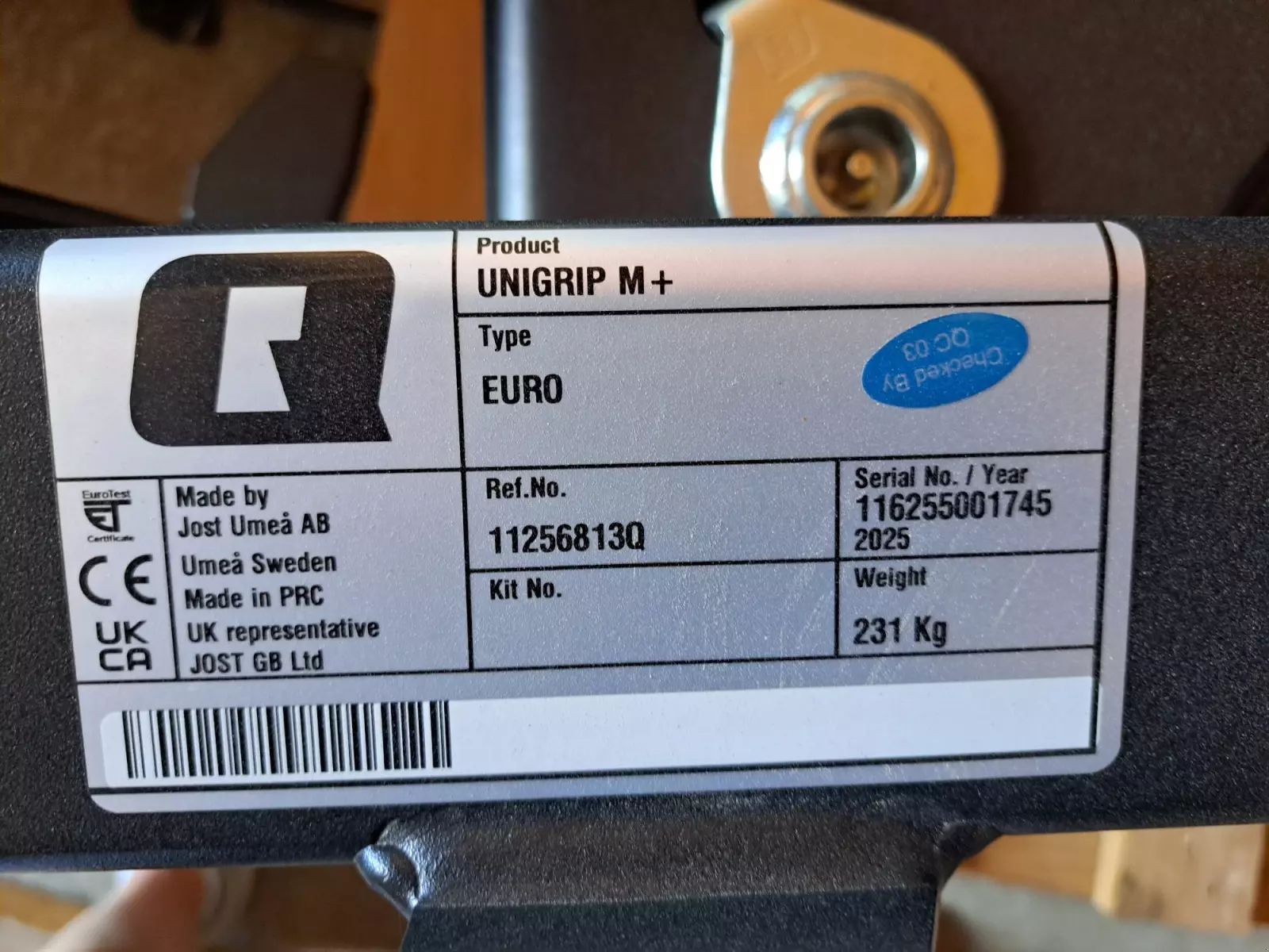 Alö unigrip m+ quicke ballenzange Прикачен файл 1513 €
