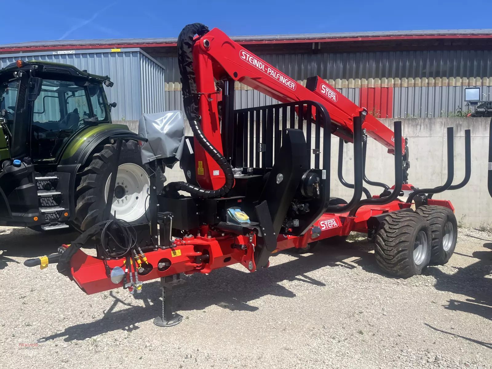 E-FARM: STEPA c12+fkl6295 - Remorque forestière - id WZKU8GD - Année: 2025 - Allemagne