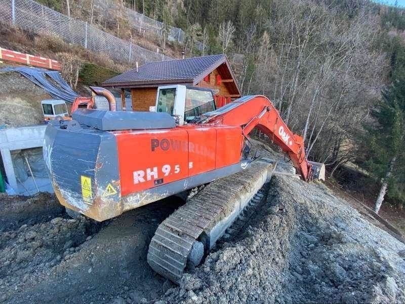 E-FARM: O&K rh 9.5 machine suisse - Excavadora de orugas - id TCYALT9 - 37.500 € - Año: 2001 - Francia