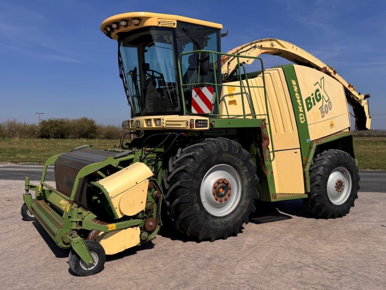E-FARM: Krone BiG X 500 - Self propelled forage harvester - id I9G2UNQ - €39,171 - Year of construction: 2008 - Engine hours: 4,158,United Kingdom