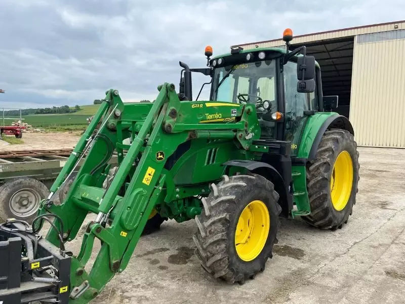 E-FARM: John Deere 6110 M - Tracteur - id 1TZFEYT - 68 000 € - Année: 2019 - Lecture du nombre d'heure: 3 018,Puissance du moteur (chevaux): 110,France