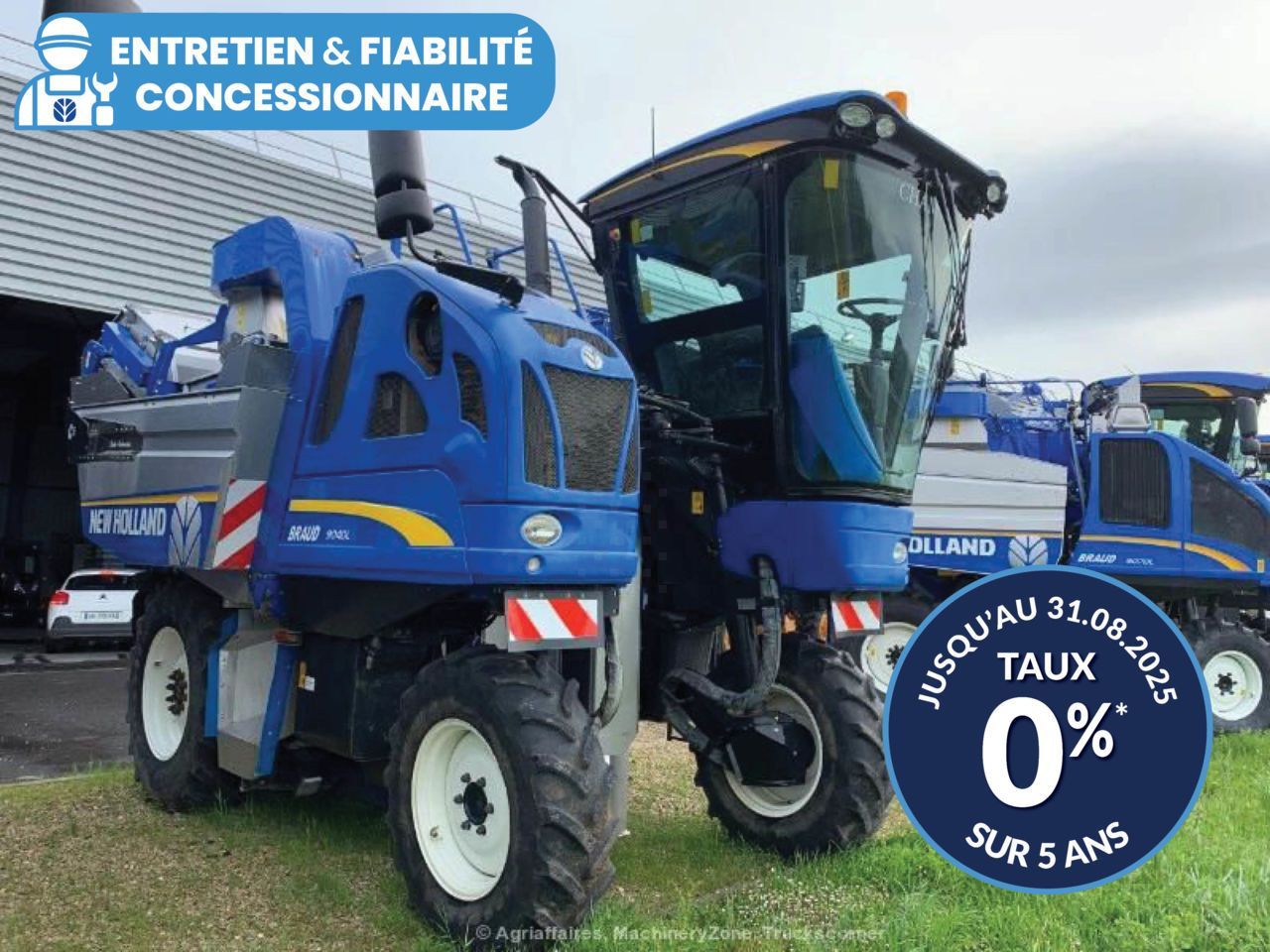 E-FARM: New Holland Braud 9040L - Vendangeuse - id BI5ZZ3U - 105 000 € - Année: 2017 - France
