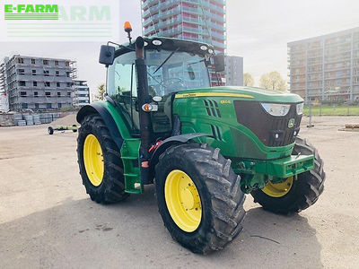 E-FARM: John Deere 6150 R - Tractor - id ZEBZESE - €53,000 - Year of construction: 2014 - Engine hours: 6,151,Engine power (HP): 150,Lithuania