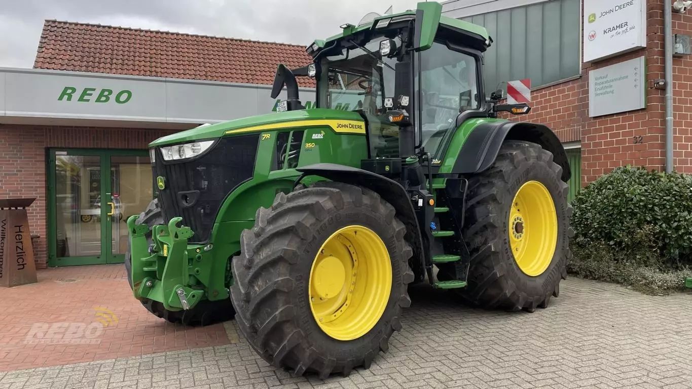 E-FARM: John Deere 7R 350 - Tractor - id K2QCUFA - €249,900 - Year of construction: 2023 - Engine hours: 1,494,Engine power (HP): 380,Germany