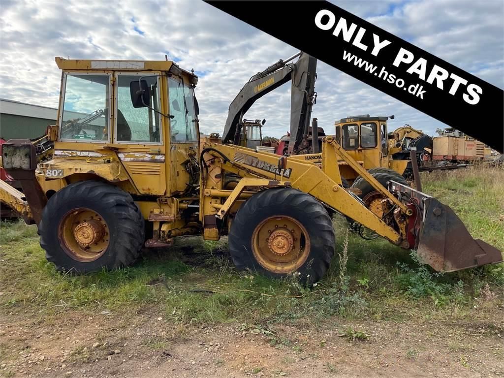 Hydrema 807 til ophug Buldoexcavator