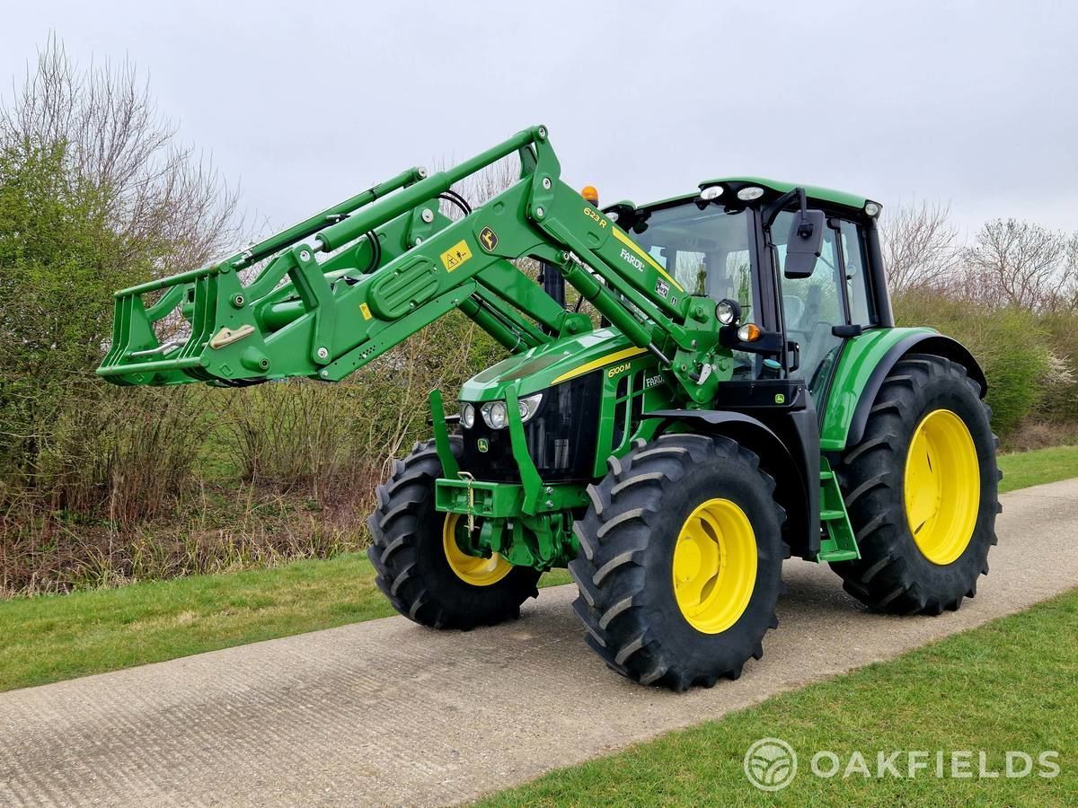 E-FARM: John Deere 6100 M - Trattore - id EKFCA9E - 81.905 € - Anno di costruzione: 2022 - Ore: 182,Regno Unito