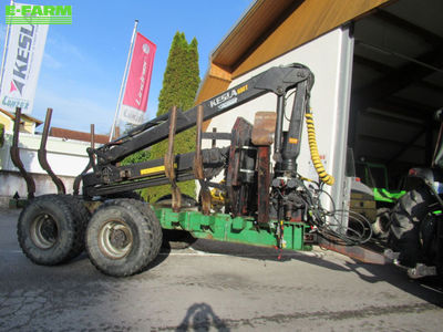 E-FARM: Kesla lunzer-karner forstanhänger + f 600t - Forestry trailer - id MKKFZEE - €55,000 - Year of construction: 2007 - Austria