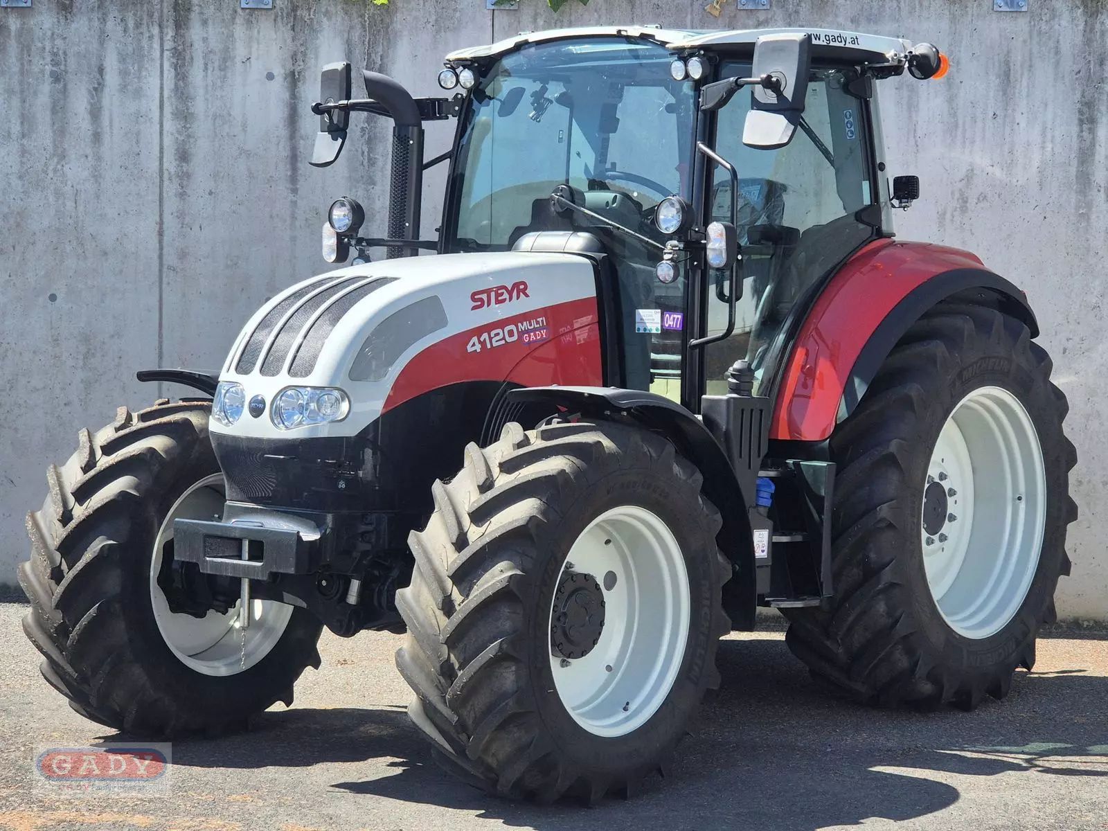 E-FARM: Steyr Multi 4120 - Traktor - id AYWWS7G - Produktionsår: 2025 - Motortimer: 5,Motoreffekt (HP): 117,Østrig