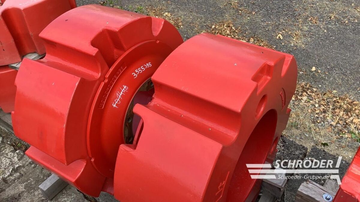 E-FARM: Fendt radgewichte 2x1000 kg + adapterplatten - Räder und Raupenlaufwerk - id I9P5GHR - 4.485 € - Deutschland