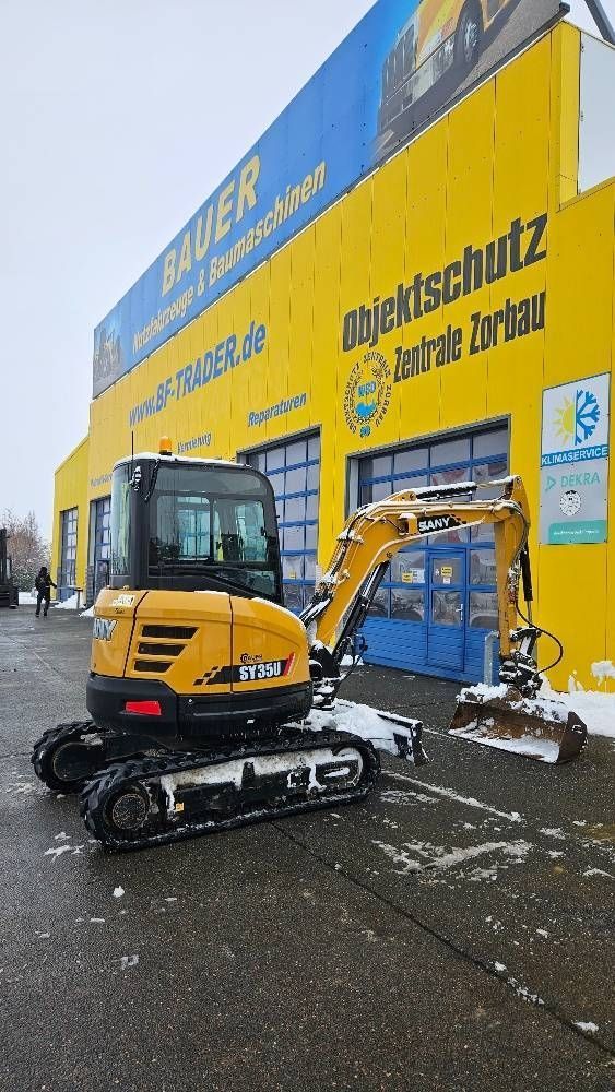 Sany sy35u komplett mit sw und 3 löffeln Mini kotrógép 28 800 EUR