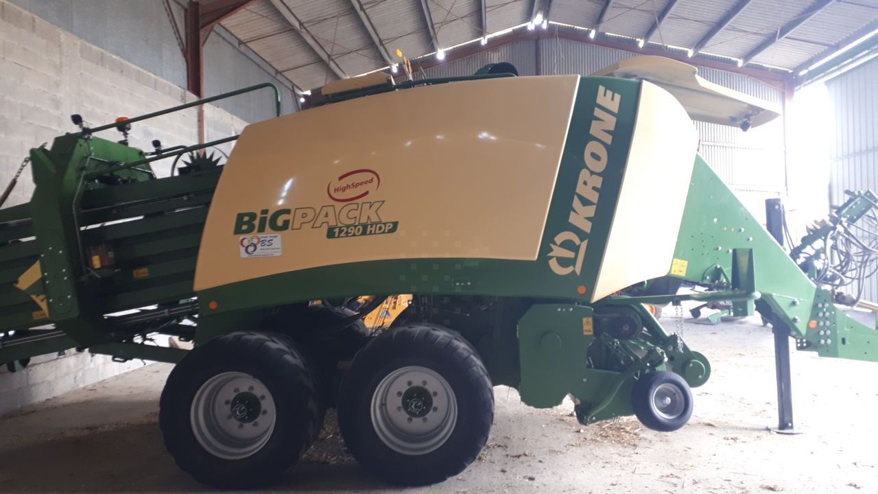 E-FARM: Krone Big Pack 1290 HDP - Empacadora - id JPXA2PM - 92.000 € - Año: 2021 - Las balas producidas: 49.600,Francia