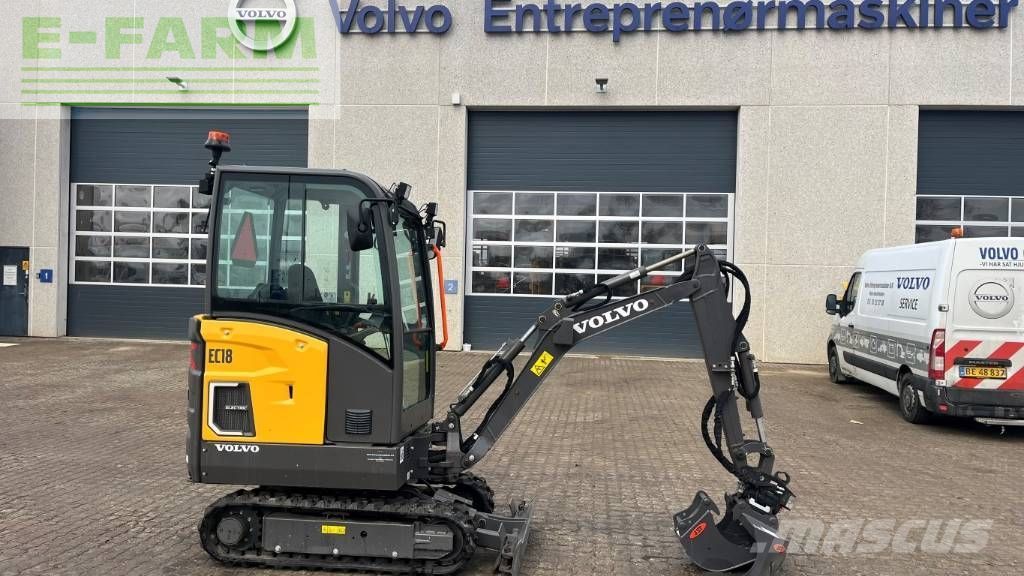 VOLVO ec18e electric Minikoparka