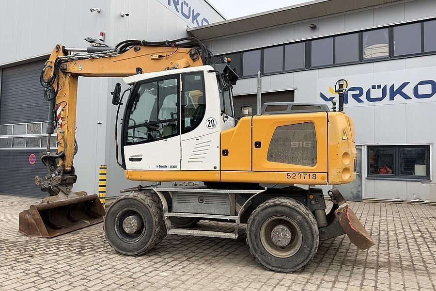 Liebherr a 916 litronic Excavadora de ruedas