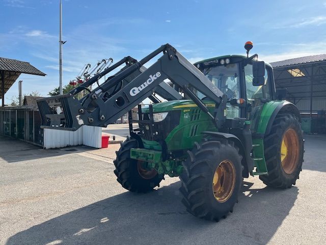 E-FARM: John Deere 6110 M - Tracteur - id XDYHPYS - 52 500 € - Année: 2018 - Lecture du nombre d'heure: 5 200,Puissance du moteur (chevaux): 115,France
