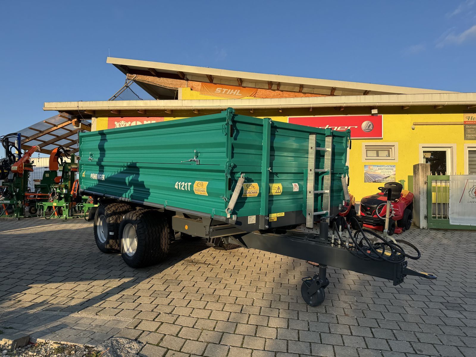 PÜHRINGER 4121t dreiseitenkipper Dumper €19,917