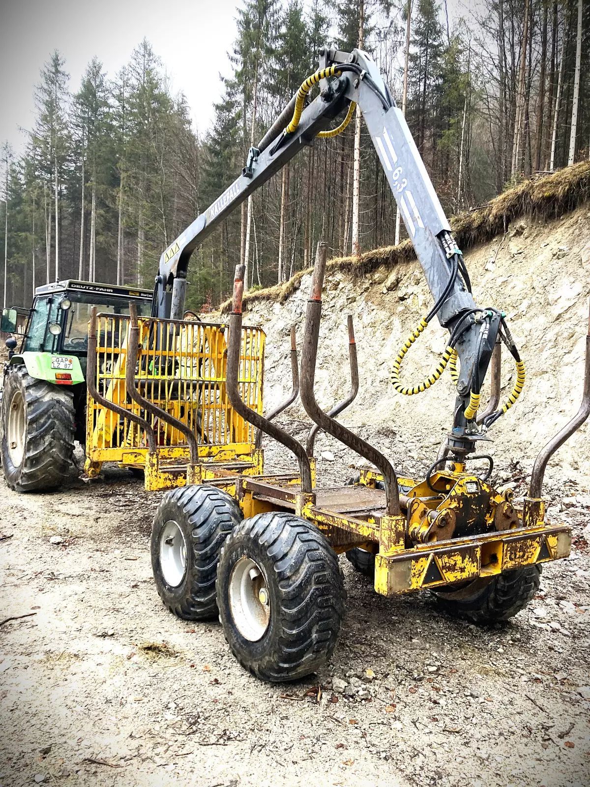 E-FARM: källefall kf 85 - Forstanhänger - id SEBEBNR - 13.500 € - Baujahr: 2001 - Deutschland