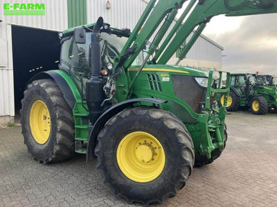 E-FARM: John Deere 6215 R - Tractor - id A6PHMKP - €96,000 - Year of construction: 2015 - Engine hours: 6,287,Engine power (HP): 215,Germany