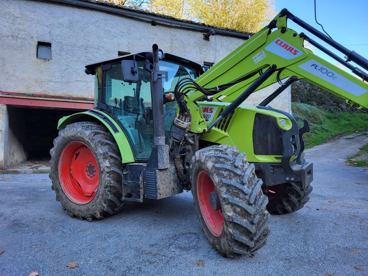 E-FARM: Claas Arion 420 - Traktor - id MYRQ1S7 - 55 000 EUR - Gyártási év: 2015 - Üzemóra (motor): 4460,Motor teljesítménye (LE): 110,Franciaország