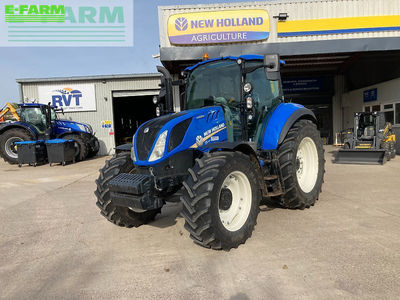 E-FARM: New Holland T5.120 - Tractor - id ZN5P4EF - €58,821 - Year of construction: 2019 - Engine hours: 1,300,Engine power (HP): 120,United Kingdom