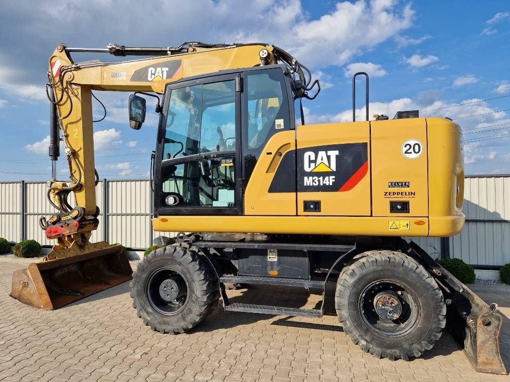 Caterpillar m314f * 2018r. * 4 133 mth * full cat service Excavadora de ruedas 92.161 €