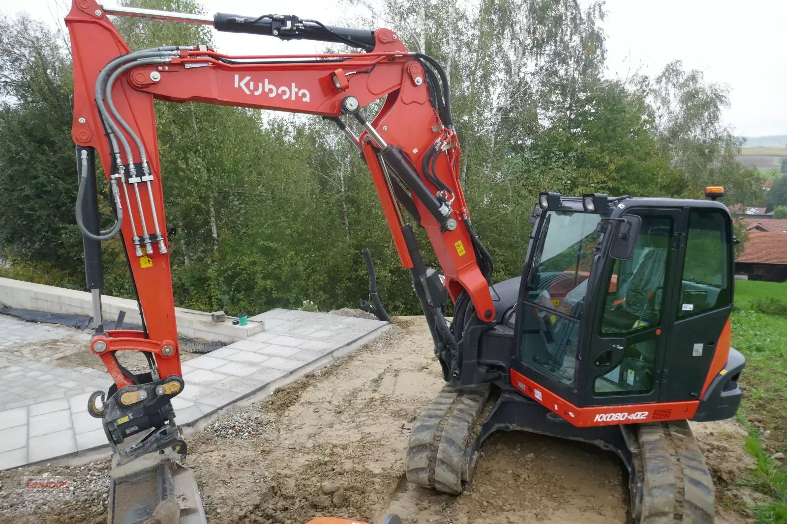 E-FARM: Kubota kx 080-4 - 8,4 to - 4,6m grabtiefe - verstellausleger - Bagger - id YRHGNYQ - 89.000 € - Baujahr: 2022 - Motorleistung (PS): 63,Deutschland
