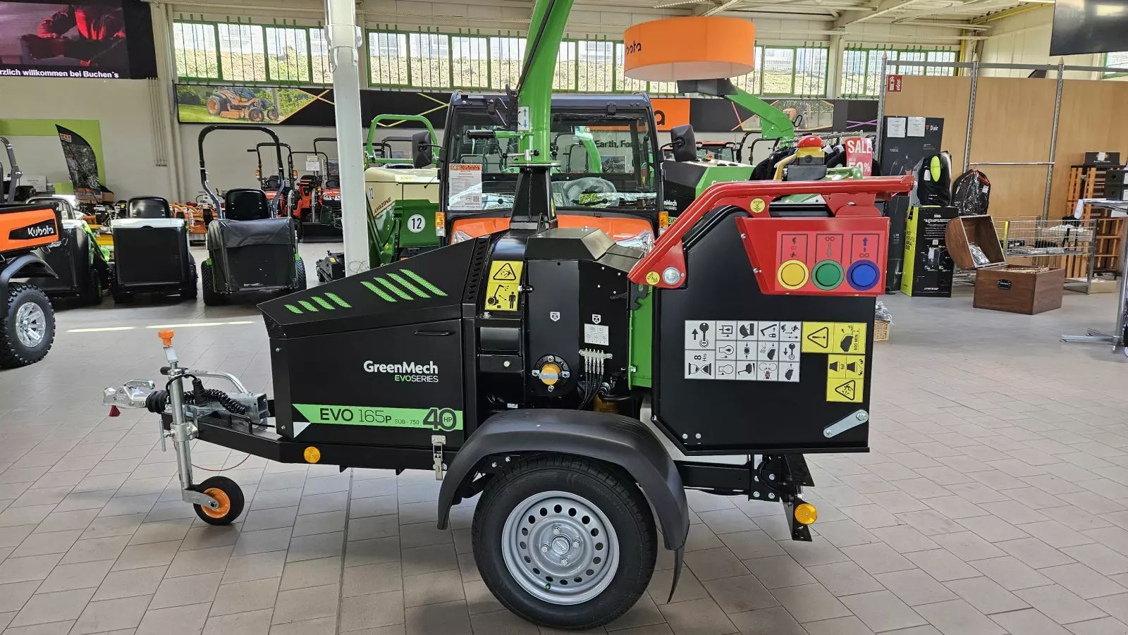 E-FARM: Greenmech evo 165 p/750 - Déchiqueteuse et broyeur de bois - id ZVFXQDZ - 25 800 € - Année: 2025 - Allemagne