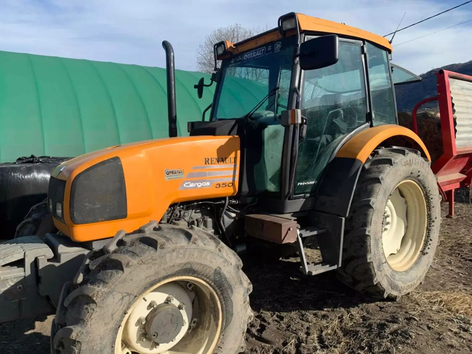 E-FARM: Renault Cergos 350 - Traktor - id EQ8ZLFN - 19 000 € - Rok produkcji: 1998 - Motogodziny: 6 500,Moc silnika: 95,Francja