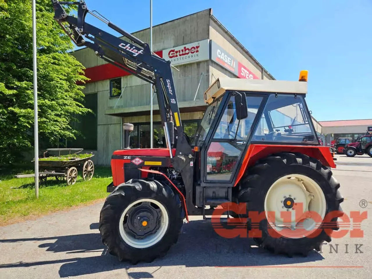 E-FARM: Zetor 7745 turbo - Tractor - id V9X7FQ8 - 19.860 € - Año: 1993 - Horas: 1745,Potencia del motor: 79,Alemania